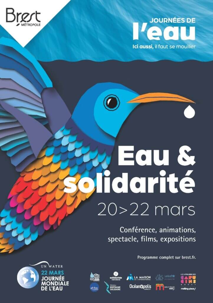 Journées de l’Eau à Brest les 20, 21 et 22 mars 2023 : affiche
